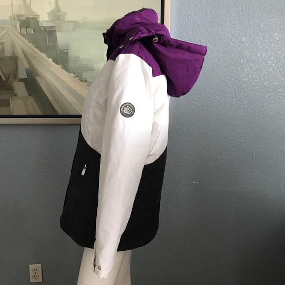 ZEROEXPOSURE Jacket Purple,Black and White SIZE:XS - Picture 2 of 6